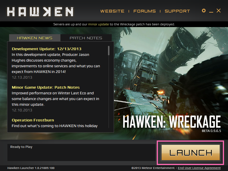 HAWKEN - Launcher